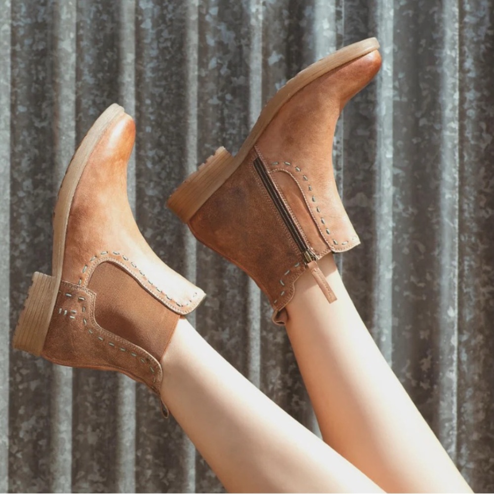 BED|STU Tan Ankle Boots - Picture 8 of 14